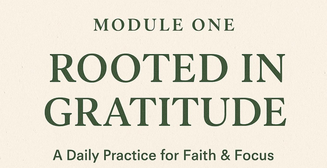 Daily Gratitude Journal: Rooted in Gratitude