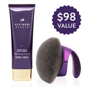 [Westmore Beauty] Body Coverage Perfector 3.5oz + X-Large Buffer Brush [17% commission]