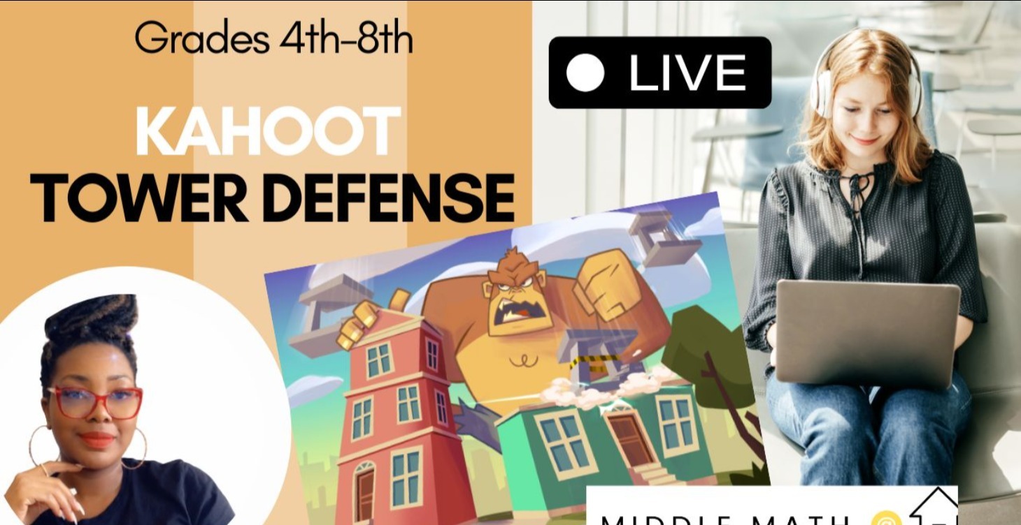 Kahoot Tower Defense Multiplication Fact Fluency