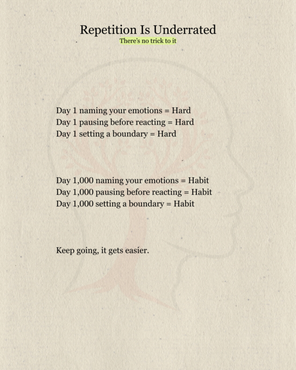 Repetition Is Underrated