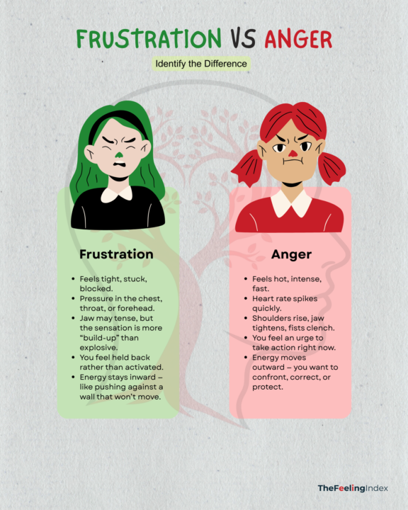 Anger vs Frustration