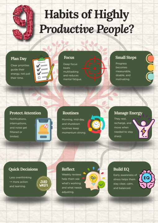 9 Habits for Productivity