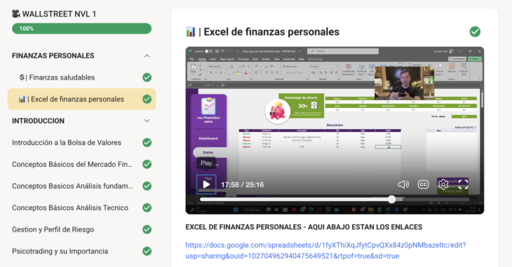 EXCEL DE FINANZAS PERSONALES