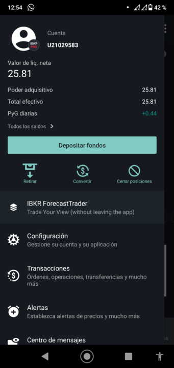Primera inversion=ganancia