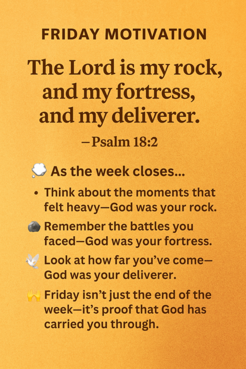🌟 Friday Motivation 🌟
