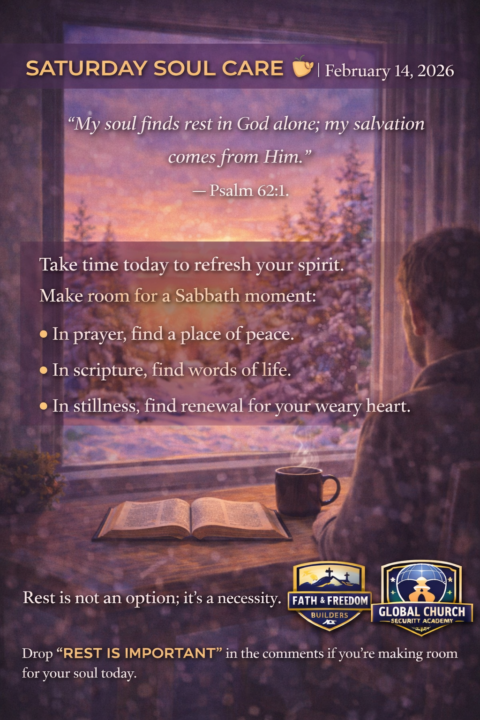 SATURDAY SOUL CARE ☕🙏 | February 14, 2026