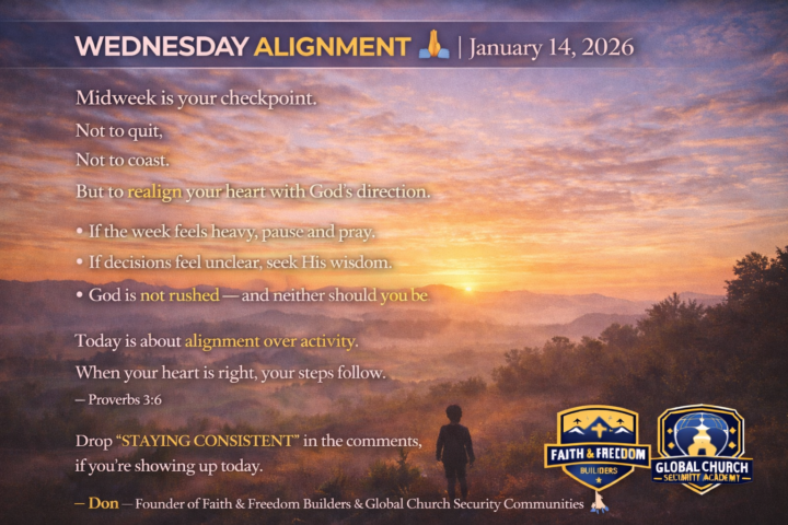 WEDNESDAY ALIGNMENT 🙏 | January 14, 2026