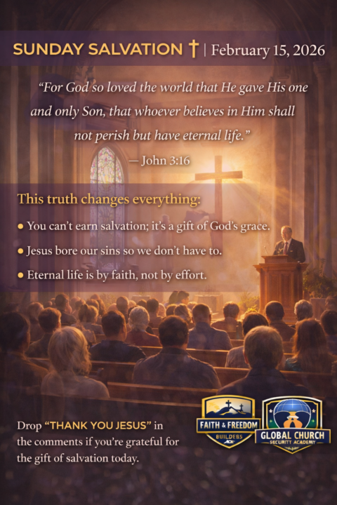 SUNDAY SALVATION ✝️🙏 | February 15, 2026