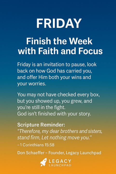 FINISH STRONG FRIDAY 💪