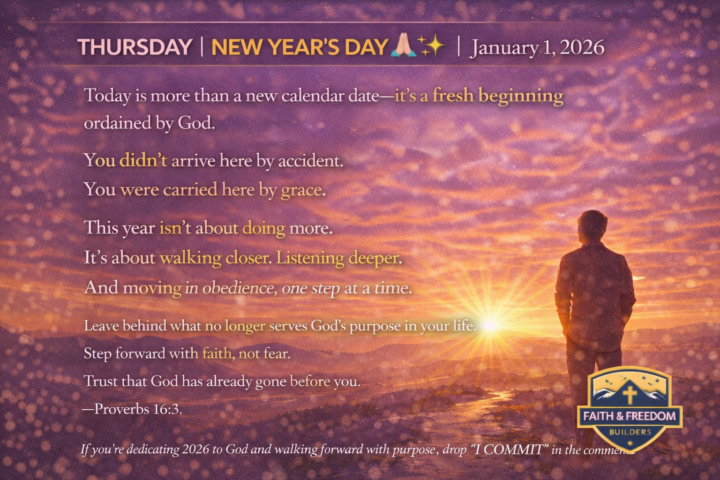 THURSDAY | NEW YEAR’S DAY 🙏✨