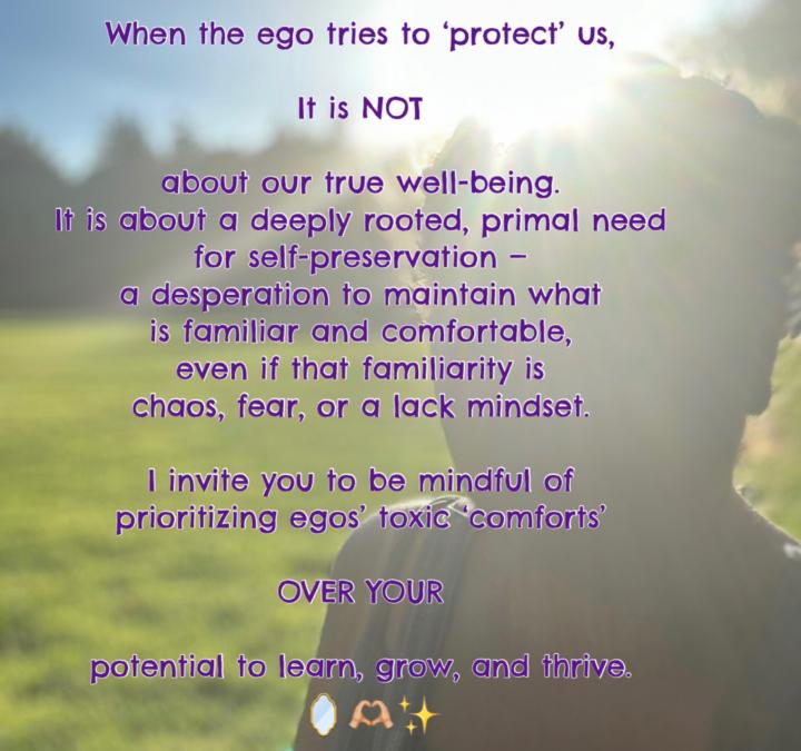 Ego as Friend or Foe