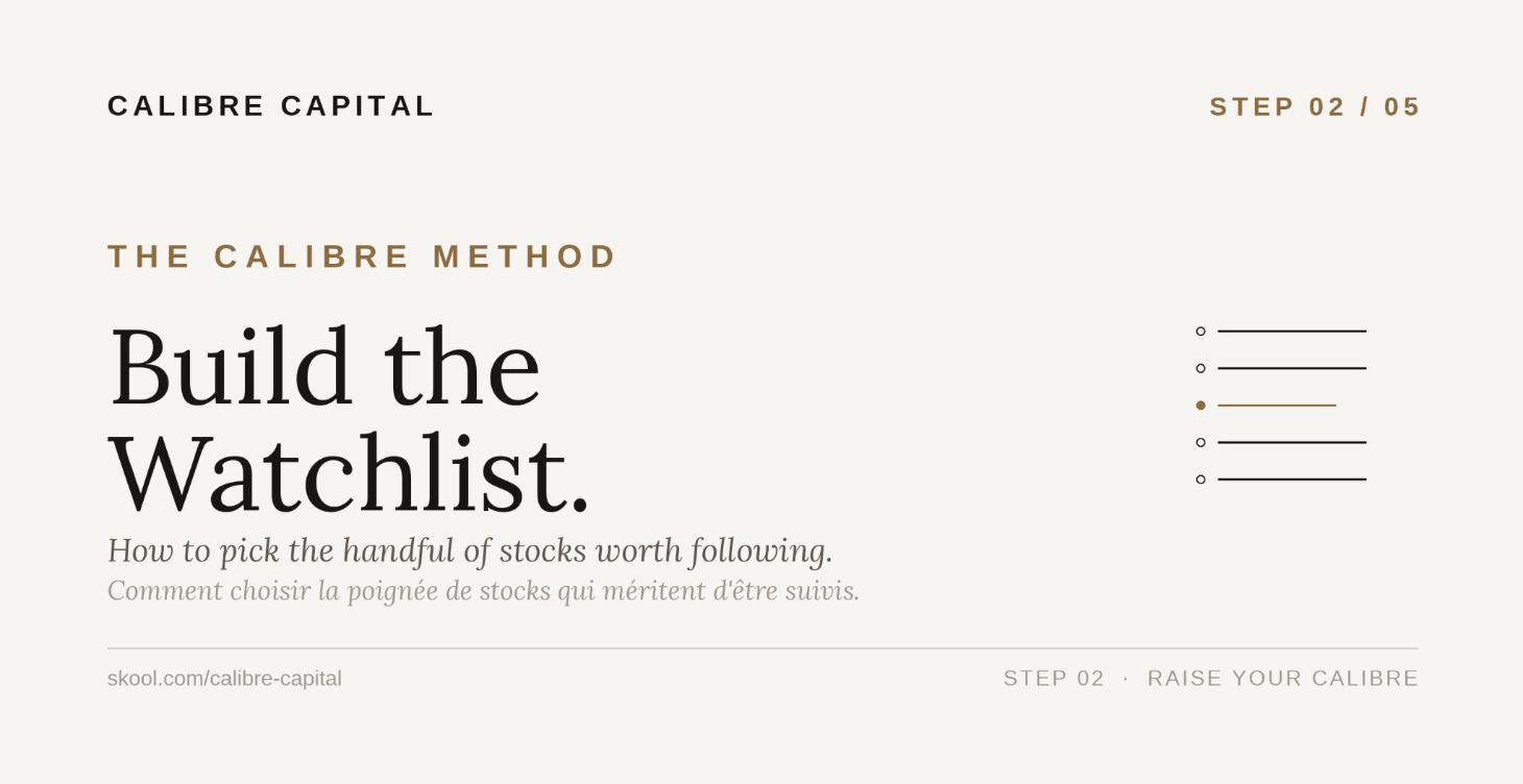 Build The Watchlist