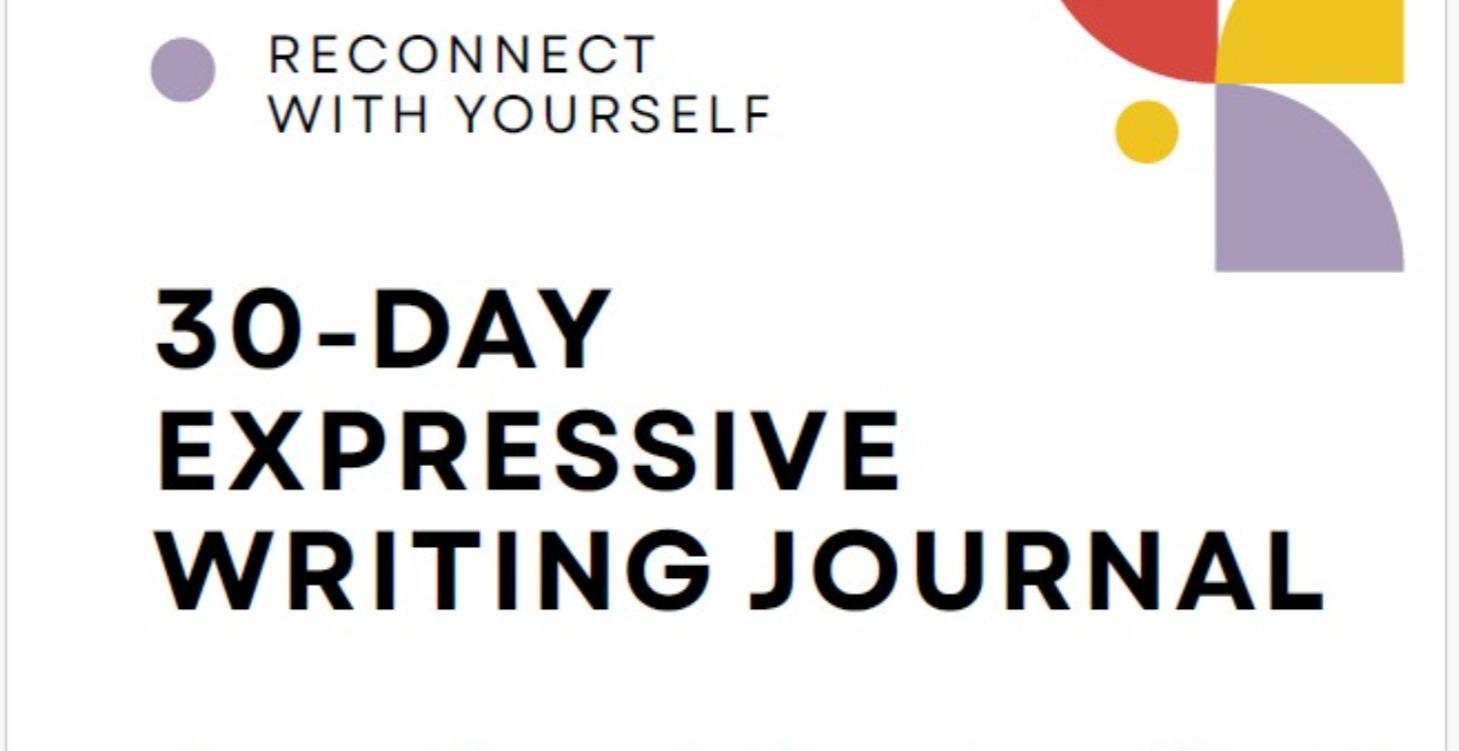 30 Day Expressive Writing Journal Prompts