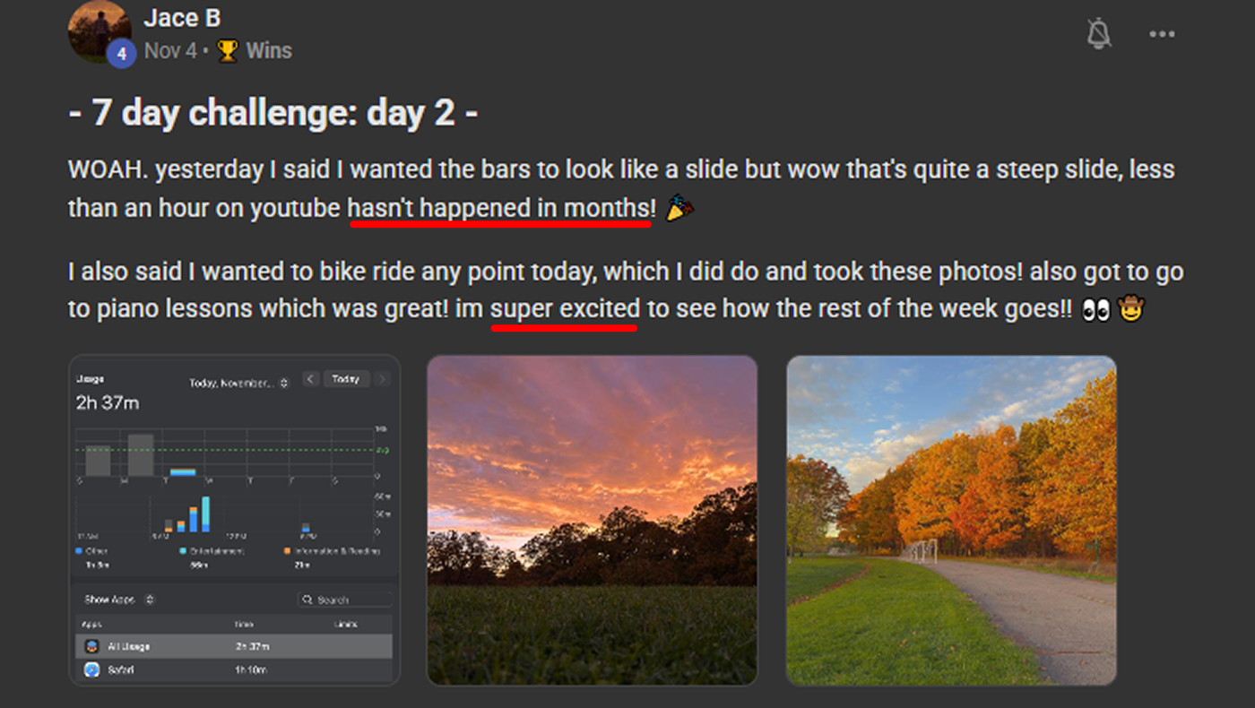 Screen Time Challenge