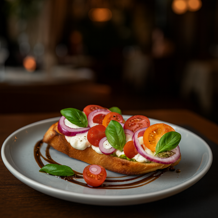 🍞✨ Burrata & Heritage Tomato Bruschetta ✨🍅