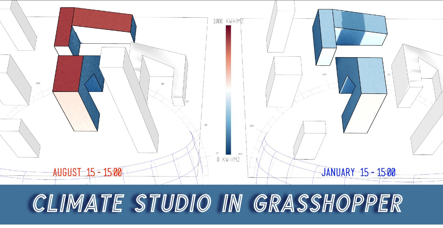 🌤️Climate Studio in Grasshopper | Solar Radiation