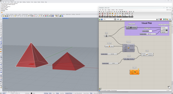 Scale any Brep to a numerical value on the Z axis.