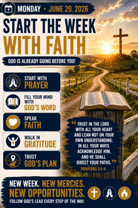 START THE WEEK WITH FAITH 🙏