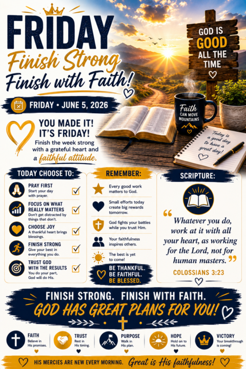 FINISH STRONG 🙏