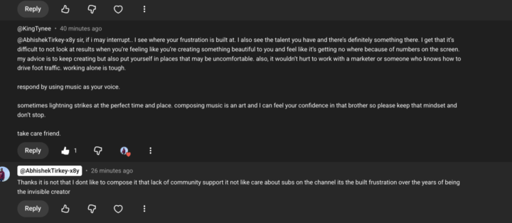 this is the advices I am getting out of my music when I quit 