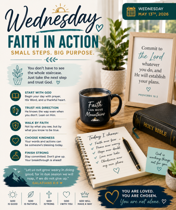 WEDNESDAY FAITH IN ACTION 🙏