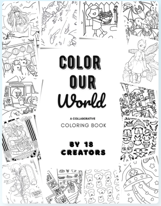 A FREE coloring book with DRAGONS - #mondaytribemarket
