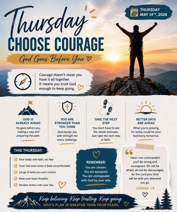 THURSDAY — CHOOSE COURAGE 🙏