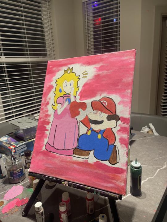 Mario & peach 