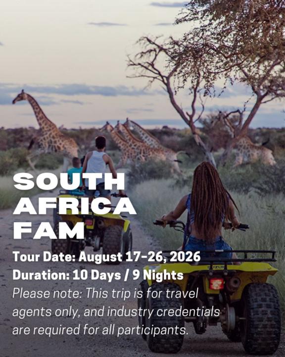 South Africa FAM Trip: August 17-26, 2026