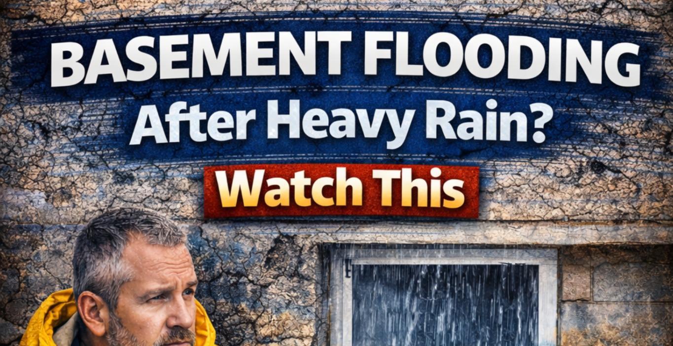 Basement Flooding After Heavy Rain? Watch This