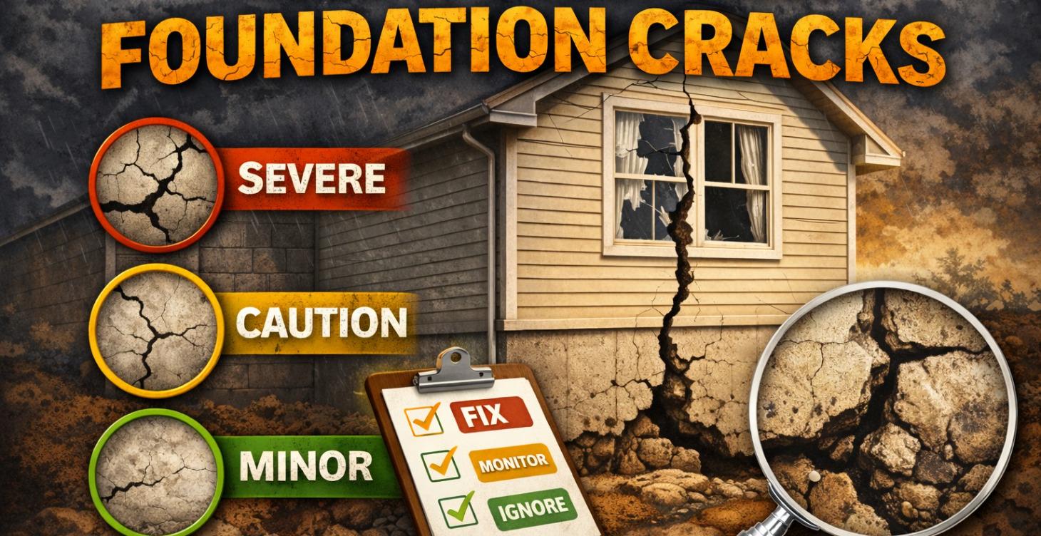 When to Worry About Foundation Cracks