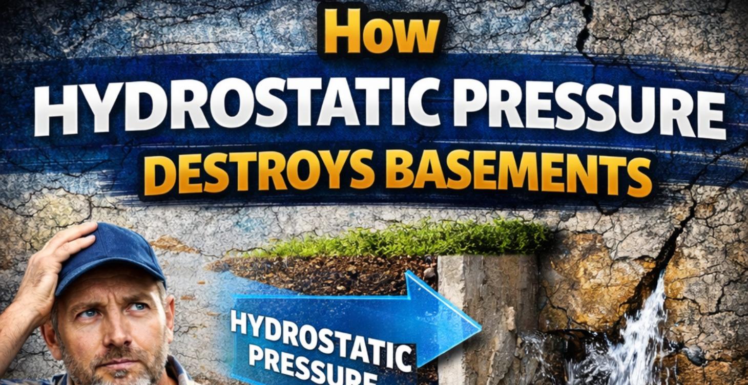 How Hydrostatic Pressure Destroys Basements