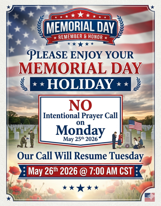 No Morning Call Memorial Day