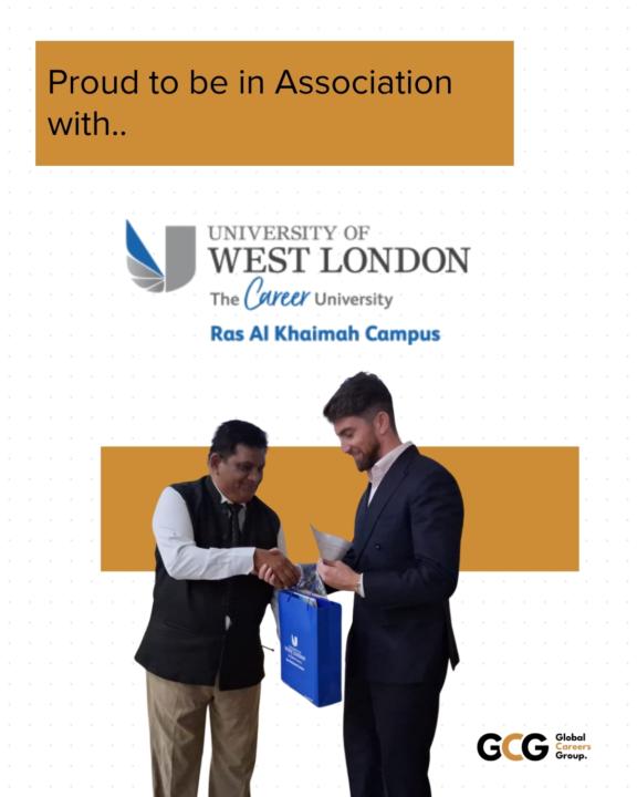 Proud to be in Association with University of West London - The Career University Ras Al Khaimah UAE 