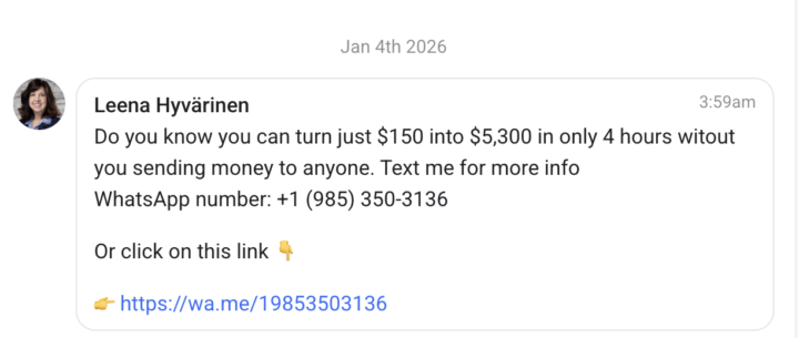 Varoitus - feikkiprofiileja