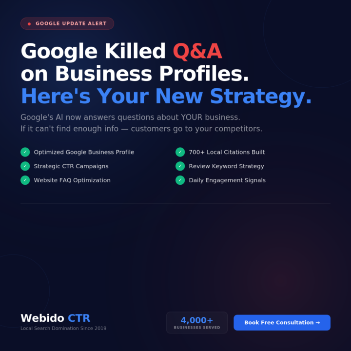🚨 Google Just Killed Q&A on Business Profiles... Here's What It Means For YOUR Business