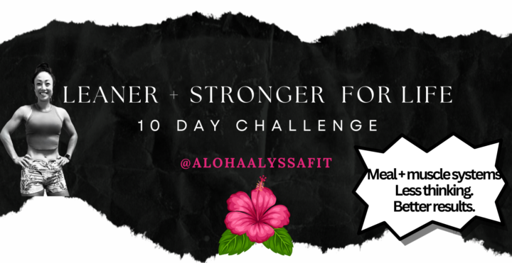 Leaner + Strong 10 Day Challenge. Jan 19. (email #2) 