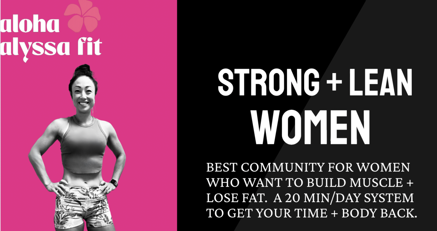 Aloha Alyssa Fit -Strong Women