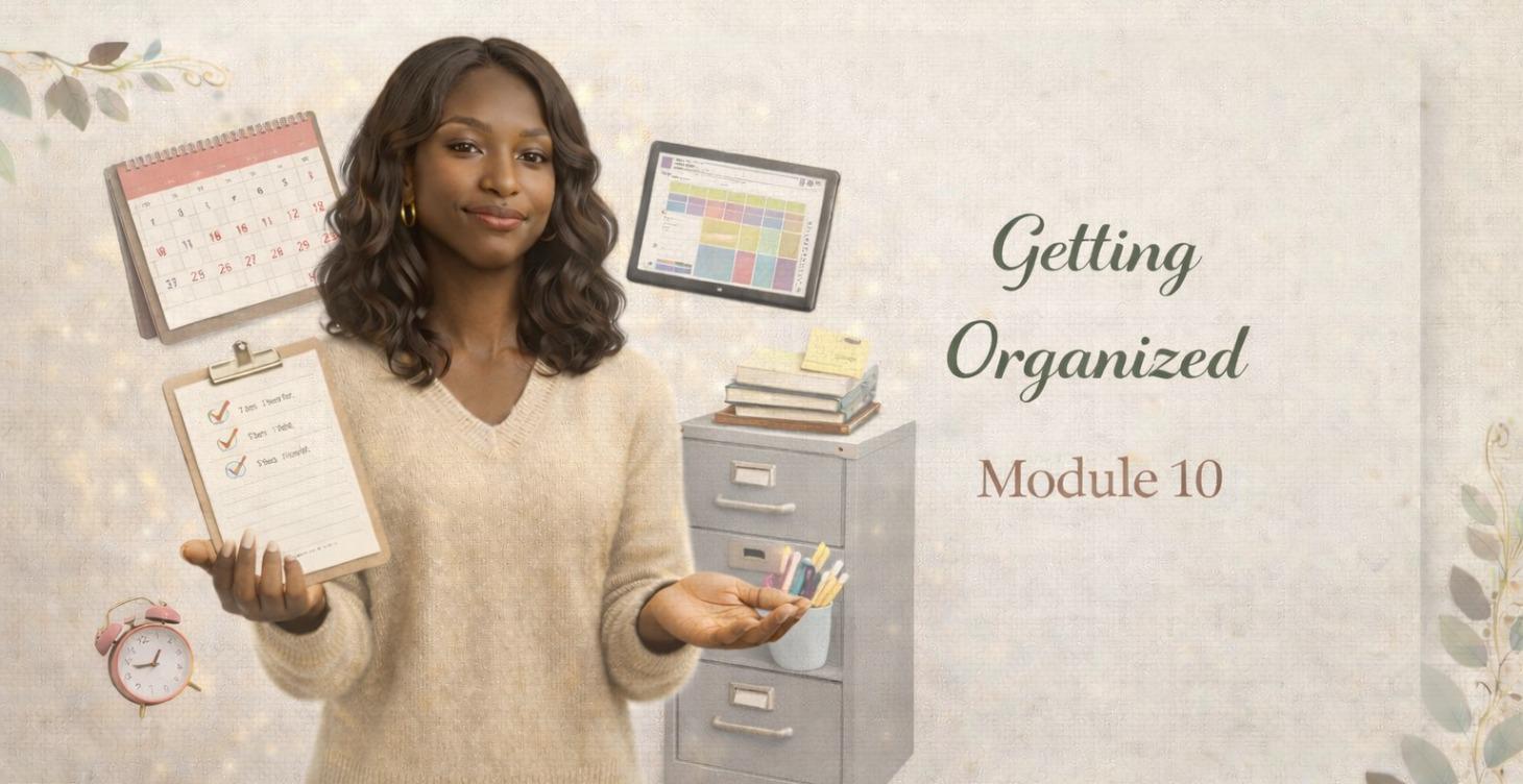 Step 10:Get Organized