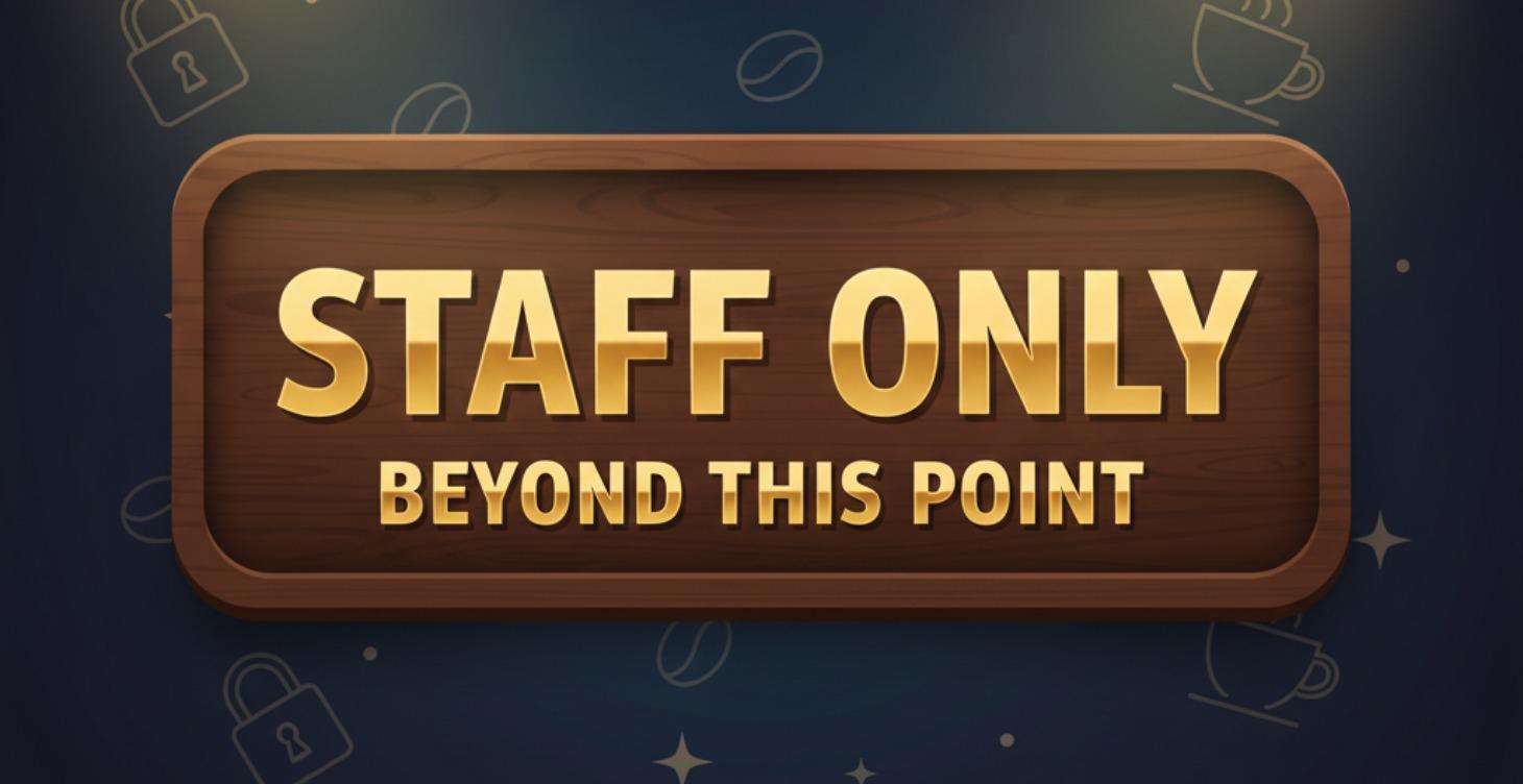 Staff Only Beyond This Point