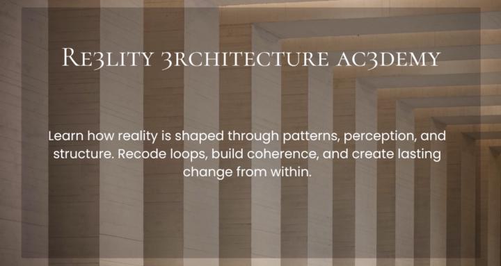 Reality Architecture Academy