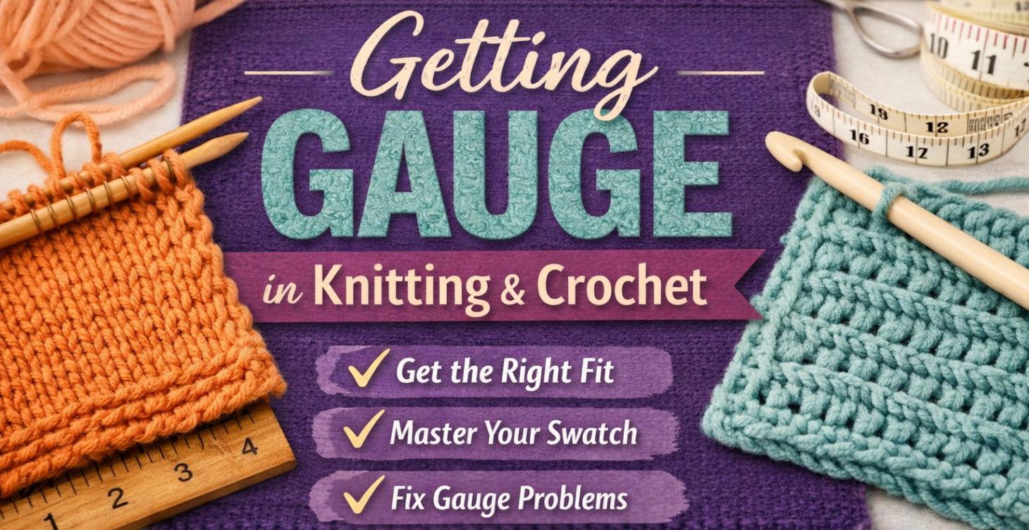 COMING SOON: Getting Gauge in Knitting & Crochet