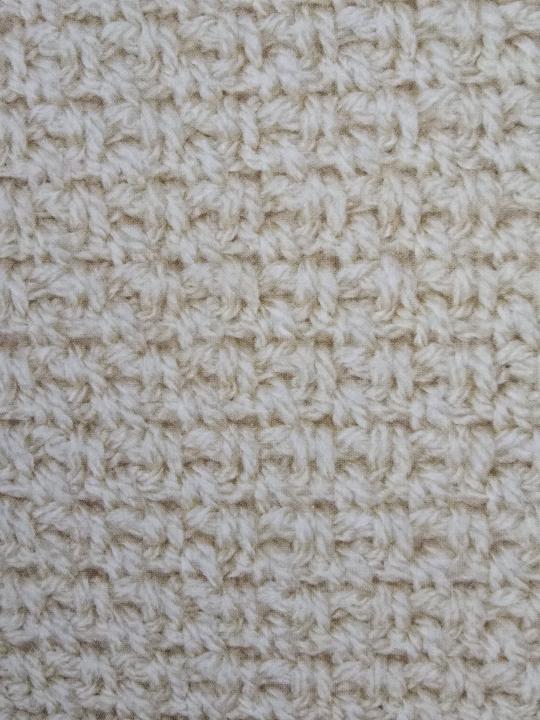 February - Moss Stitch