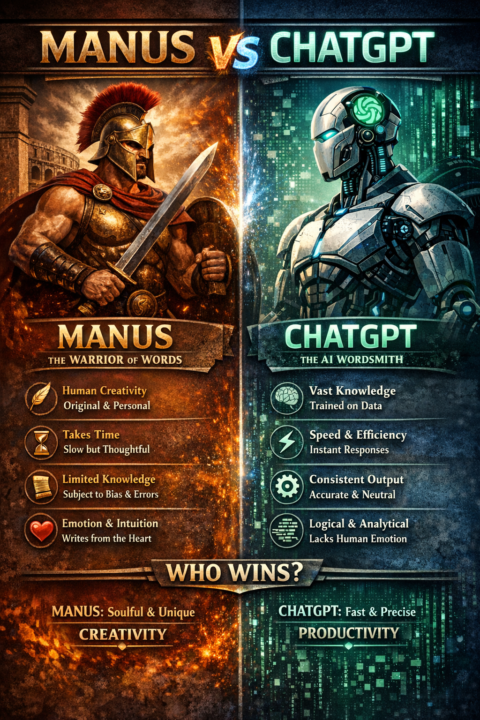 Manus vs Chat Gpt 