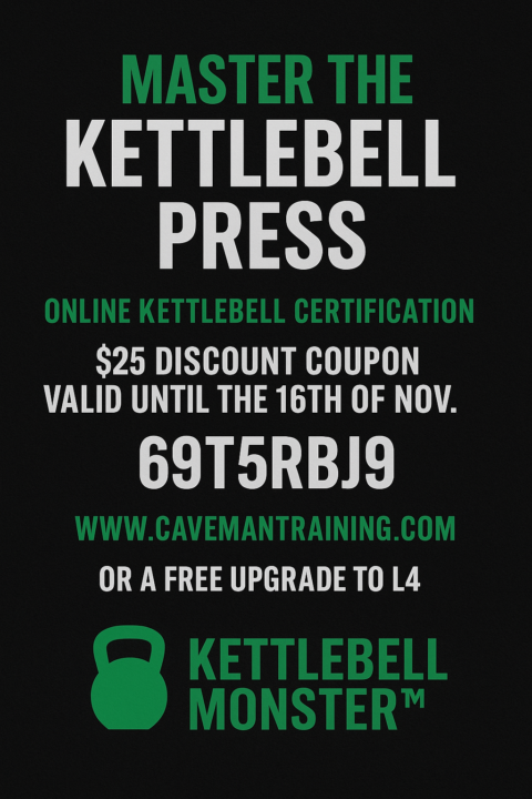 🎟️ If you’ve been thinking about leveling up your kettlebell skills, now’s the time.