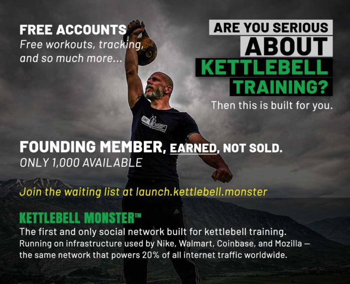 ARE YOU SERIOUS ABOUT KETTLEBELL TRAINING? Then this is built for you.