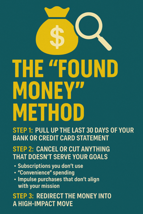 💰The “Found Money” Method, How to Give Yourself a Raise Today!