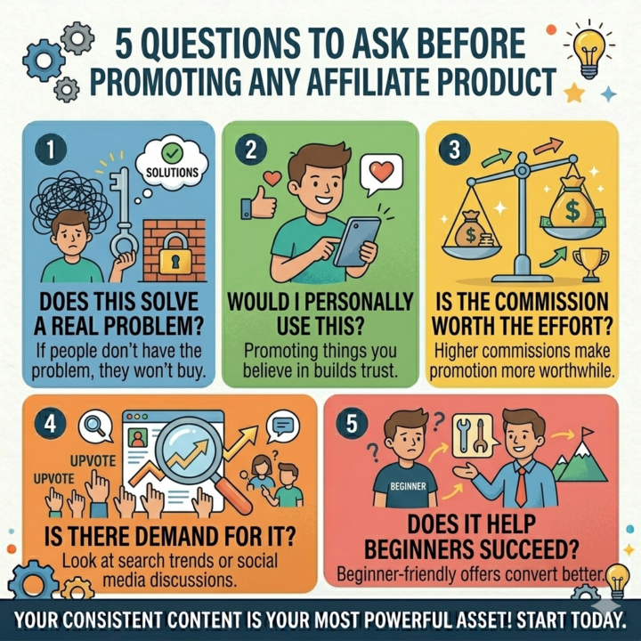 5 Questions to Ask Before Promoting Any Affiliate Product