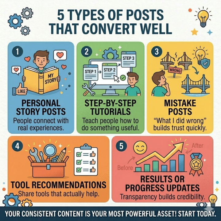 5 Types of Posts That Convert Well