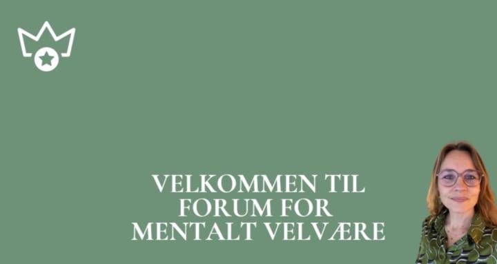 Forum for mentalt velvære